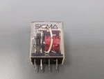(2) Sigma 73re2-6dc Dpdt Relays, 6vdc Coil, Nos. Fixed Price $19.65.