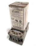Kuhnke Relay With Socket, Uf3-24vdc1, Z393, 250 Vac, 10a, 11 Pin, 380 Vac. Fixed Price $10.00.