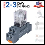 Electromagnetic Power Relay, 8-pin 10 Amp 12v Dc Relay Coil With Socket Base,.... Fixed Price $20.89.
