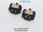 2 Pcs. Demag 872007 Push Button Relay (new).. Fixed Price $31.00.