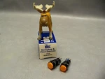 Idec Al6m-m24p-a Pushbutton Orange A6 Series Lot Of 2. Fixed Price $50.18.