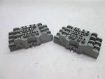 Lot Of 2 Dayton 4a161e Relay Sockets, Rating: 15a 300vac. Fixed Price $18.00.
