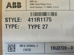 Abb 27 Circuit Shield 411r1175 Ships From California Usa. Fixed Price $225.00.