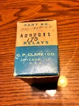 Vintage C.p. Clare Relay A282211 170 Nos Original Box Chicago Silent Key Sku#1. Fixed Price $18.00.