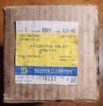 Square D 8501 Go-40 Ac Control Relay. Fixed Price $25.00.