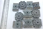 Dayton Relay Socket Lot Of 10 (4) 6x156f, (3) 5x852e, (2) 6x156e, (1) 5x852-m. Fixed Price $78.00.