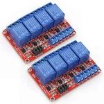 2pcs 4 Channel 12v Relay Module With Optocoupler High Or Low Level Trigger Ex.... Fixed Price $21.18.