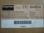 Dayton 6a854 Solid State Time Delay Relay New In Box. Fixed Price $23.99.