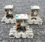 Lot Of 3 - Dayton 5yr20 Relay 24vdc 8 Pin With 2a582m Socket Base Used. Fixed Price $27.99.