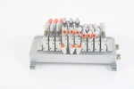 Smc 10x Vqz115-5l01-m5 Solenoid Valves W/ Manifold. Fixed Price $54.61.