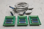 3 Pk Electronics Salon D-sub Db25 Male Female Header Interface Module W/ Cables. Fixed Price $40.49.