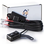 Jhe Motorcycle Led Light Wiring Harness Kit,driving Switch, With Waterp.... Fixed Price $58.31.