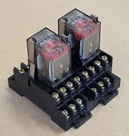 Fuji Hh54p-crl Relay With Base Tp514x2, Lot Of 2. Fixed Price $24.00.