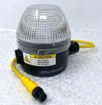 *new/open Box* Allen Bradley 855bs-s35sl5 Round Beacon White Alarm Light Usa Ab. Fixed Price $49.99.