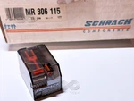 Mr306115 Schrack Multimode Power Relay 115vac 3pdt 10a 250vac With Test Button. Fixed Price $40.00.