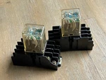 Nais Hc4-hl-dc24v Relay 24v 14 Pin With Hc4-sfd-k Socket Base Lot Of 2. Fixed Price $12.00.