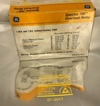 New Ge Spectra 700 Overload Relay Cr7g1tc 0.4 To 0.63 Amps Manual Stop Reset. Fixed Price $11.23.