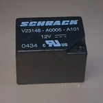 1 Piece - Schrack V23148-a0005-a101 12v Dc Power Relay Spdt Pcb Print Nos. Fixed Price $5.83.