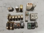 Lot Of 25 Relays Omron Dayton Square D Allen Bradley Eagle Signal Idec. Fixed Price $50.00.