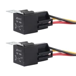 Diann 2pcs Car Relay With Harness 12v 40a 4 Pin Spst Sockets Col.... Fixed Price $10.47.