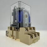 Deltrol Controls Relay 166 3pdt 120vdc Coil W/ Idec Sr3b-05 Socket Din Base Used. Fixed Price $13.99.