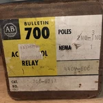 Allen-bradley Bulletin 700-b21a Ac Control Relay 440v-60c Nos. Fixed Price $75.00.