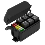 Daiertek 12v Relay Box 6 Slots Fuse Block Atc/ato And Rela.... Fixed Price $25.89.