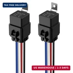 Gebildet 2pcs 40/30 Amp Waterproof Relay Switch 12awg Harness Set With Built-in. Fixed Price $21.99.