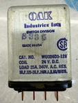 Oak Industries Wu024d3-128 Overload Relay. Fixed Price $29.99.