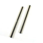 Zyamy 10pcs 2.54mm Male Breakable Pin Header Strip 40pin 1x40p Single Black. Fixed Price $14.41.