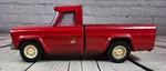 Vintage 1964-66 Tonka Jeep Gladiator Hydraulic Snow Plow Truck Red Steel 12". Fixed Price $90.13.