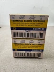 New In Box Lot Of 2 Square-d Terminal Blocks Qty 100 Class 9080 Type Gr6. Fixed Price $157.50.