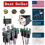 True Mods 6 Pack 4-pin 12v Style Fused Relay Switch Kit Interlocking Harness. Fixed Price $38.69.