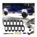 12pods Plug And Play All 15leds Pure White Led Rock Lights Kit 12pods,. Fixed Price $85.17.
