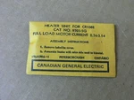 Ge General Electric 9703-5g Overload Thermal Heater Unit. Fixed Price $11.99.