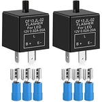 Gebildet 2 Pieces 12v 3 Pin Electronic Led Flasher Relay 0.1w-150w Black-13kt. Fixed Price $19.22.