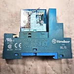 Lot Of 5 Finder 40.52 Relay W/ 95.75 Socket 24v Ac/dc Din Rail. Fixed Price $119.99.