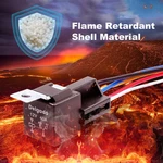 5 Pack 12v Relay Pin 40amp Heavy Duty Automotive Relays 12 Awg Harness Set .... Fixed Price $27.01.
