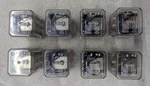 Lot Of 8 Potter & Brumfield Kup-14a15-24 Power Relay 24vac Coil 3pdt 10a Plug-in. Fixed Price $54.95.
