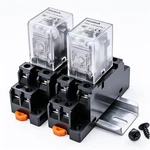 Mxuteuk 2pcs Jqx-13fl Dc 12v Coil 8 Pin 10a Dpdt Led Indicator. Fixed Price $22.79.