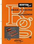 Mro Catalog - Boston Gear Bear-n-bronz Bronze Bearings 1962 (mr380). Fixed Price $17.23.