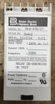 Basler Electric Be4-47n/27 3b4n2 Undervoltage Trip Relay 240 Vac 5 Amp. Fixed Price $250.00.