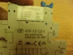 Hf 41f-1z-c2-1 Relay And Hf41f Socket *free Shipping*. Fixed Price $9.99.
