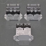 Damaged - (3) Schneider Power Relay 725axxsc3ml-24d, 30a 277v Ac, 24v Dc Coil. Fixed Price $24.95.