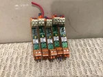 Lot Of 5 Weidmuller 116096 1001 Opto Coupler Relay Module 1160961001. Fixed Price $15.00.