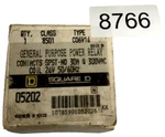 Square D 8501-c06v14 General Purpose Relay Series B 30a 300vac 24v 50/60hz. Fixed Price $34.99.