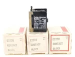 Lot Of 3 Nib Eaton Cutler-hammer E22c0 Contact Blocks Ser. A3, E22-c0. Fixed Price $42.95.
