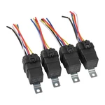 4 Pack 12v Dc Waterproof Relay And Harness 40/30 Amp Heavy Duty 12 Awg Tinned.... Fixed Price $29.34.