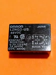 5 Pcs Omron Lznq2-us 48vdc 0.3a 125vac 1a 30vdc Dpdt Electromechnical Relay. Fixed Price $14.99.