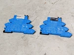 Lot Of 2 Finder 93.51.7.024 Relay Sockets With 34.51.7.024.010 And 34.81.. Fixed Price $19.99.